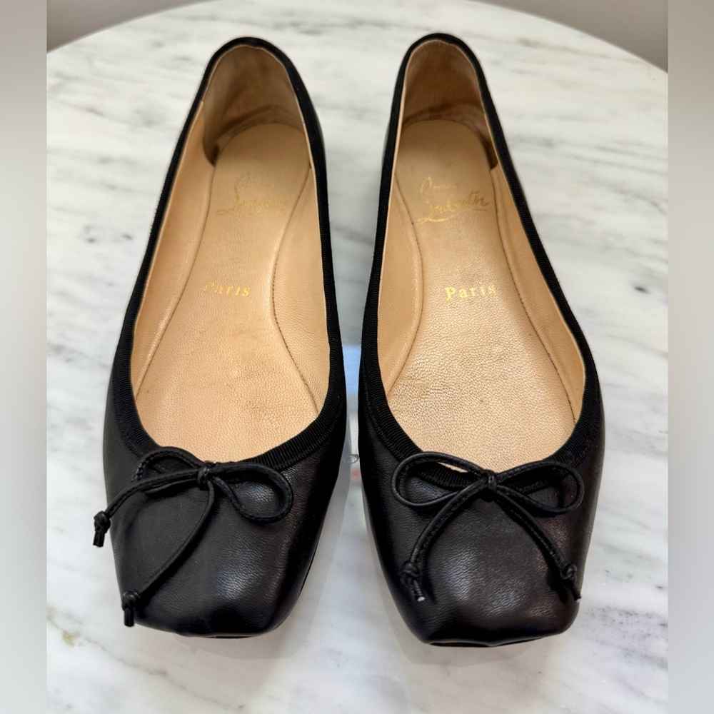 Christian Louboutin Mamadrague Square-toe Ballet Flats